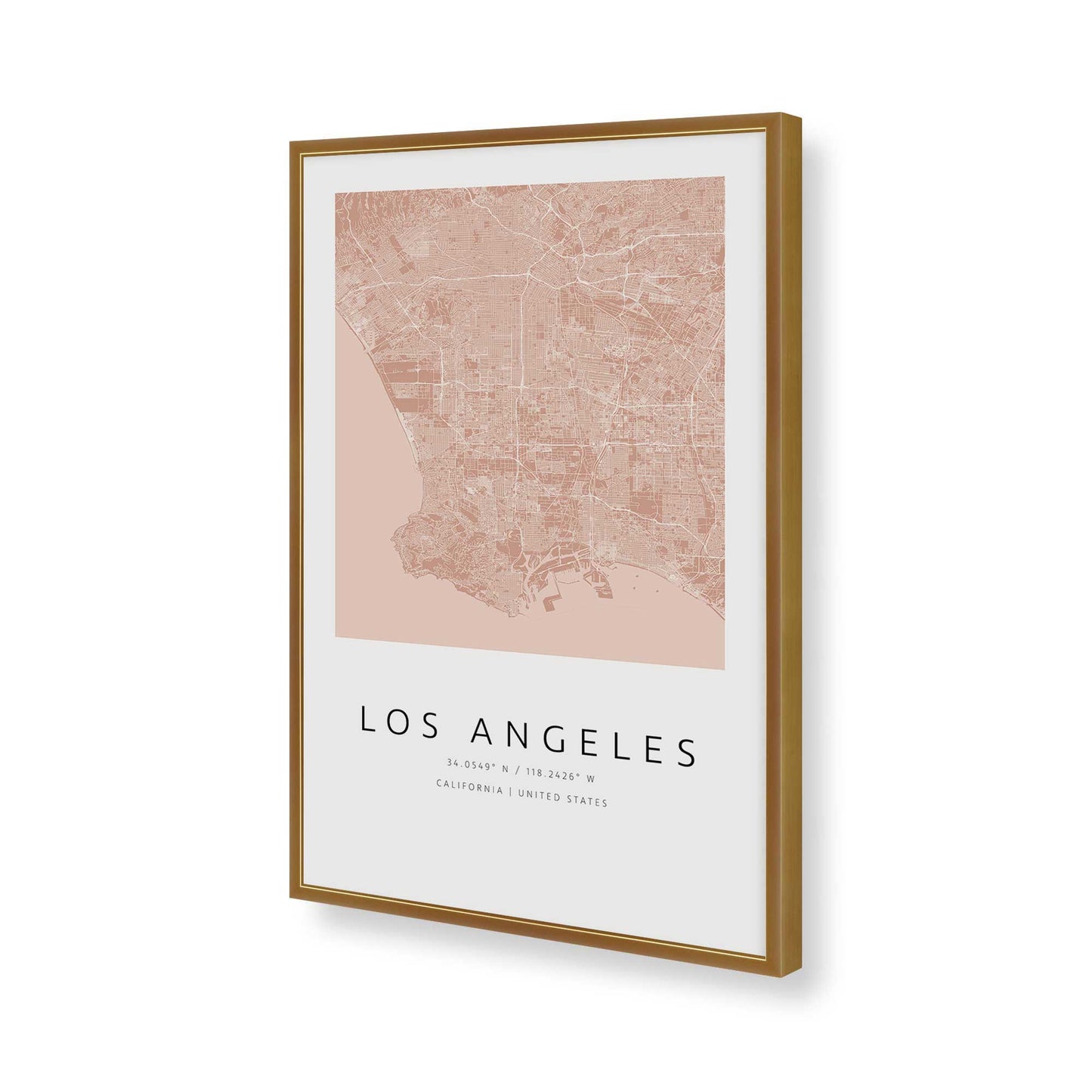 [Color:Polished Gold], Picture of art in a Polished Gold frame of the corner