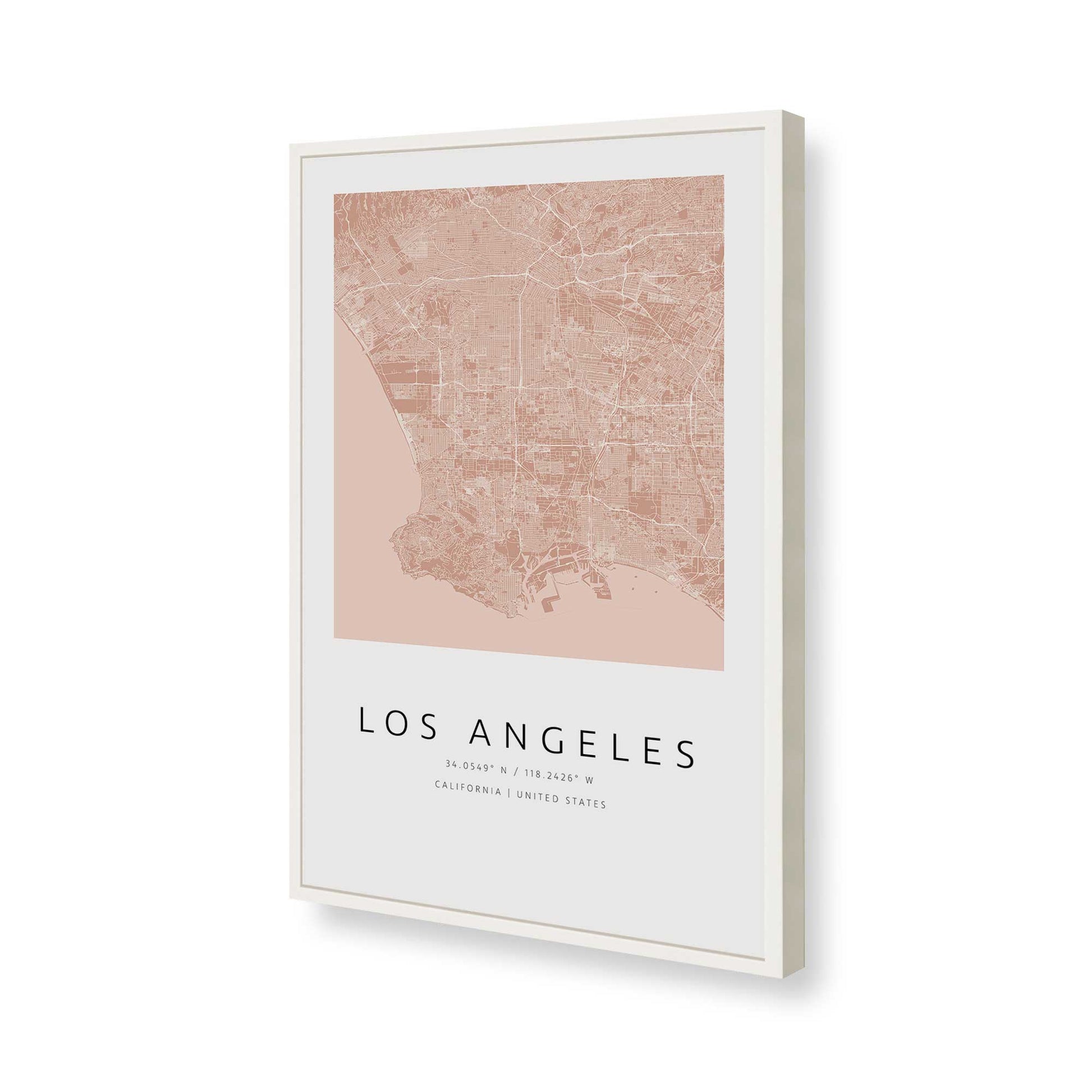 [Color:Opaque White], Picture of art in a Opaque White frame of the corner