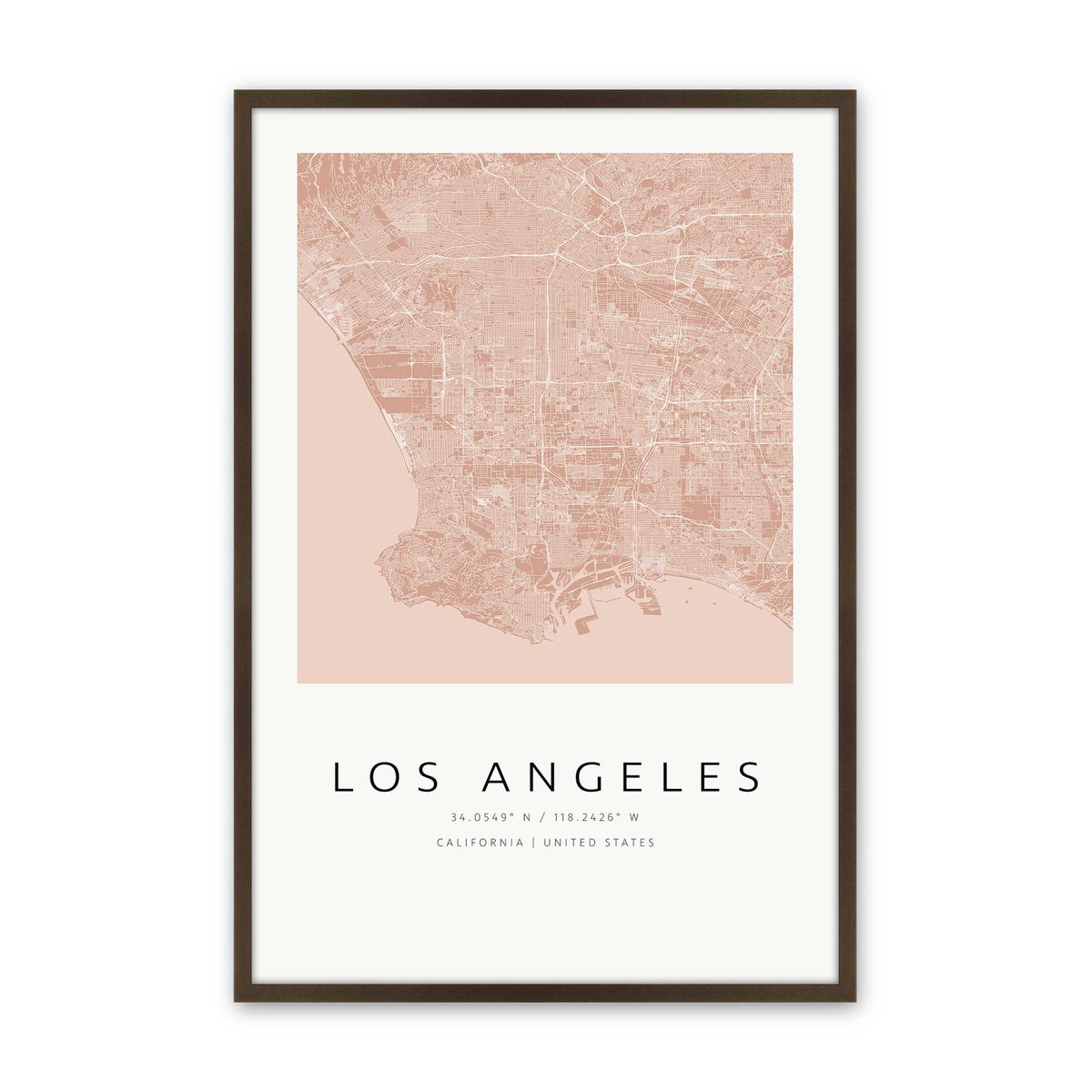 [Color:Belvinder Brown], Picture of art in a Belvinder Brown frame