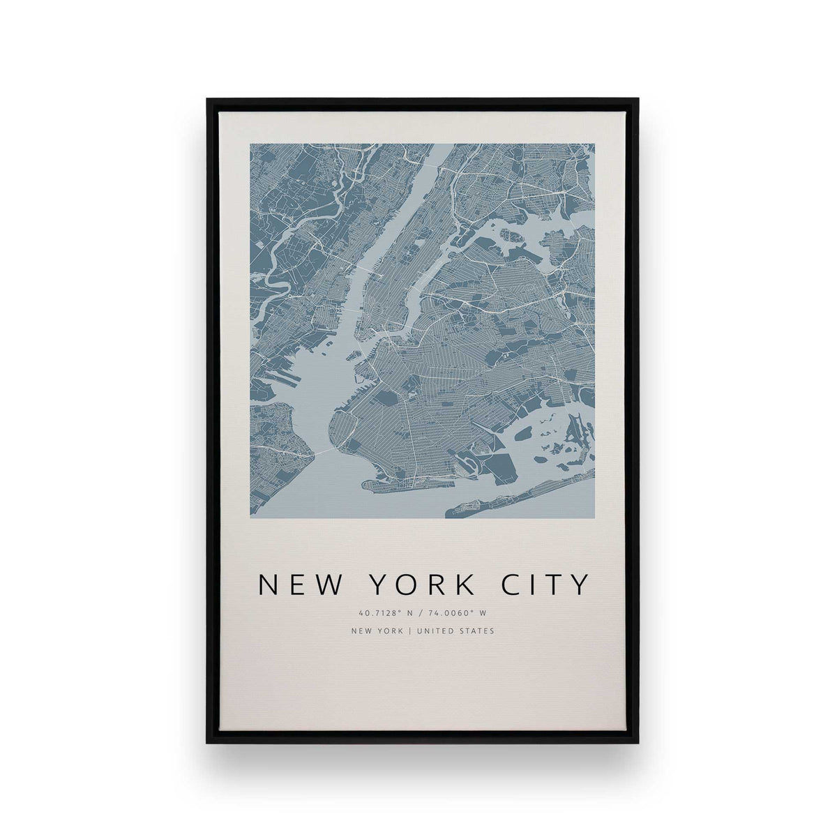 Chicago, Los Angeles & New York City Grids, Set of 3 Canvas Prints