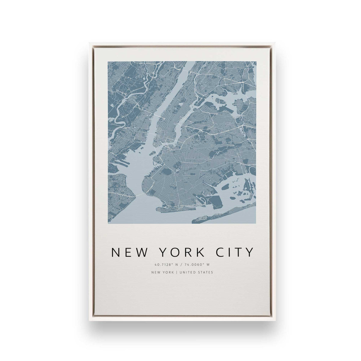 Chicago, Los Angeles & New York City Grids, Set of 3 Canvas Prints