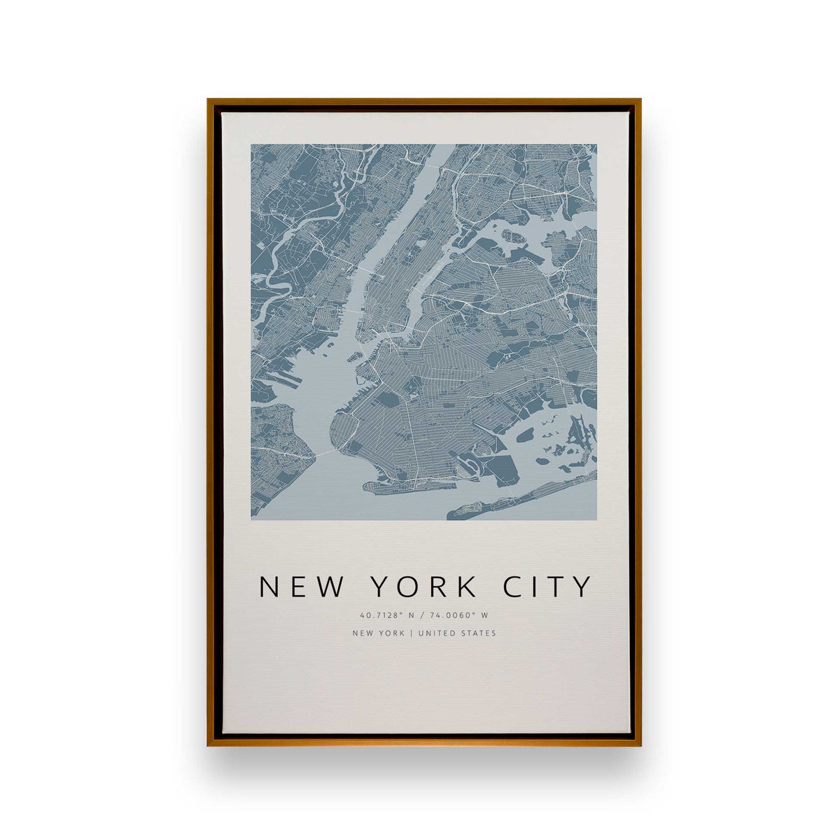 Chicago, Los Angeles & New York City Grids, Set of 3 Canvas Prints