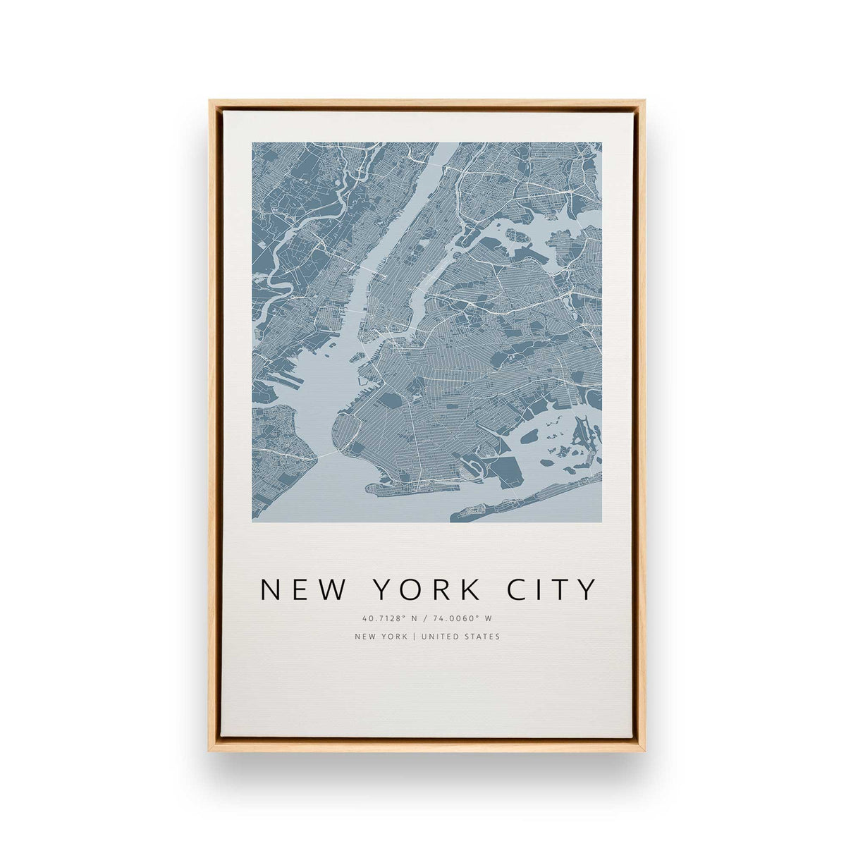 Chicago, Los Angeles & New York City Grids, Set of 3 Canvas Prints