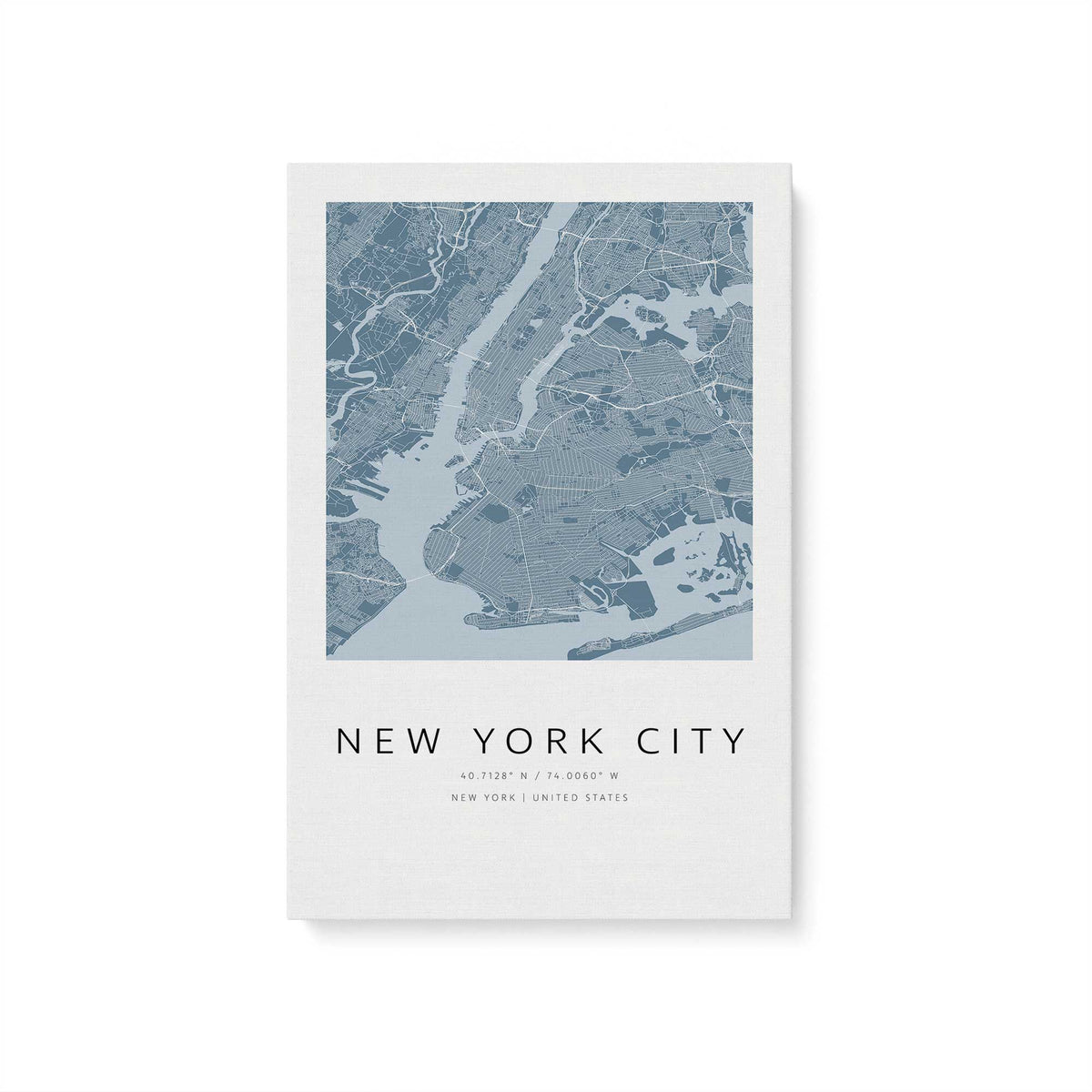 Chicago, Los Angeles & New York City Grids, Set of 3 Canvas Prints