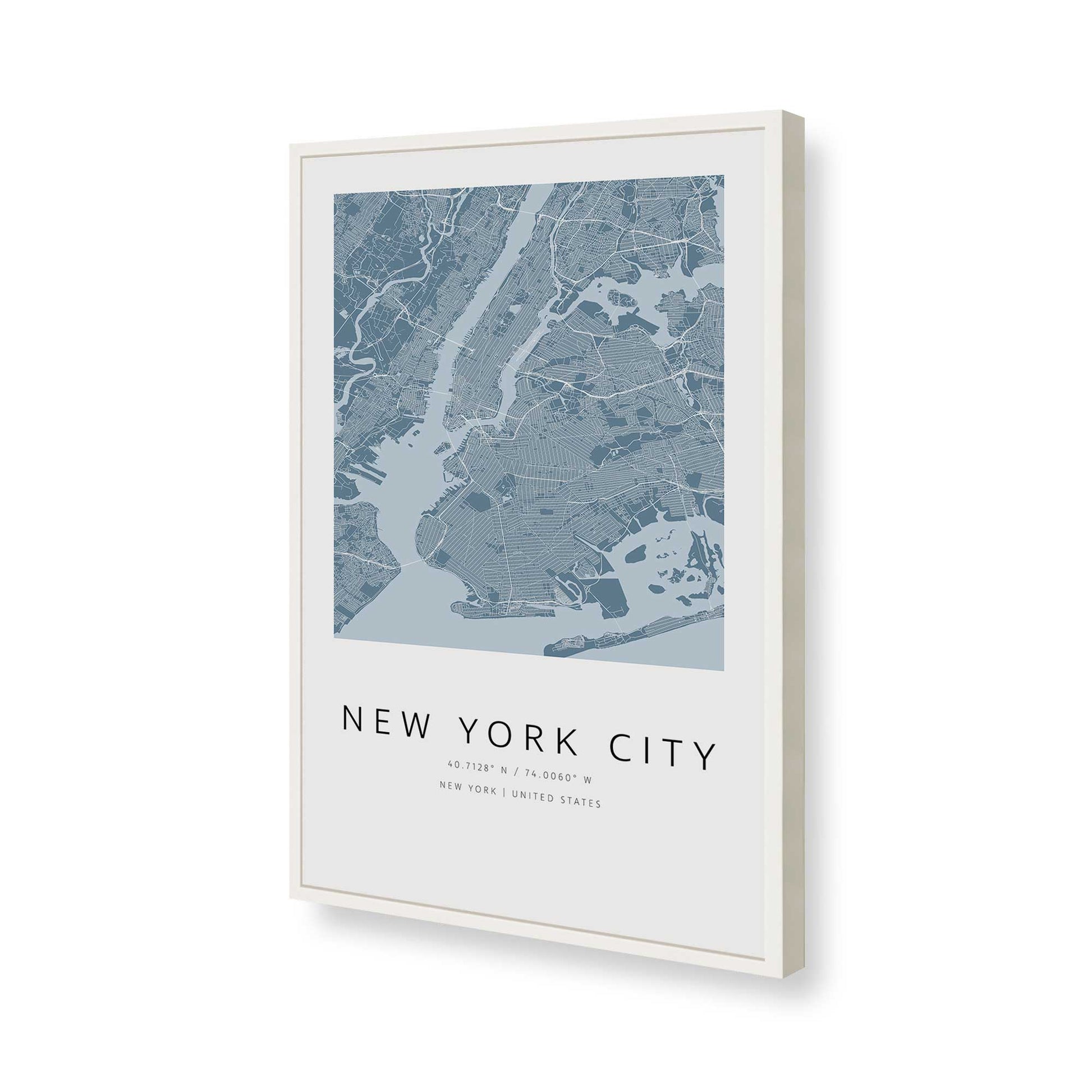 [Color:Opaque White], Picture of art in a Opaque White frame of the corner