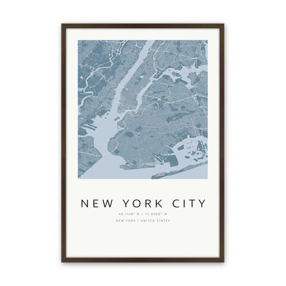 Chicago, Los Angeles & New York City Grids Set of 3 Art Prints