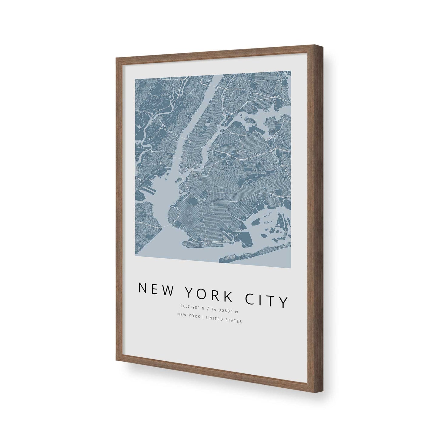 [Color:Walnut], Picture of art in a Walnut frame of the corner