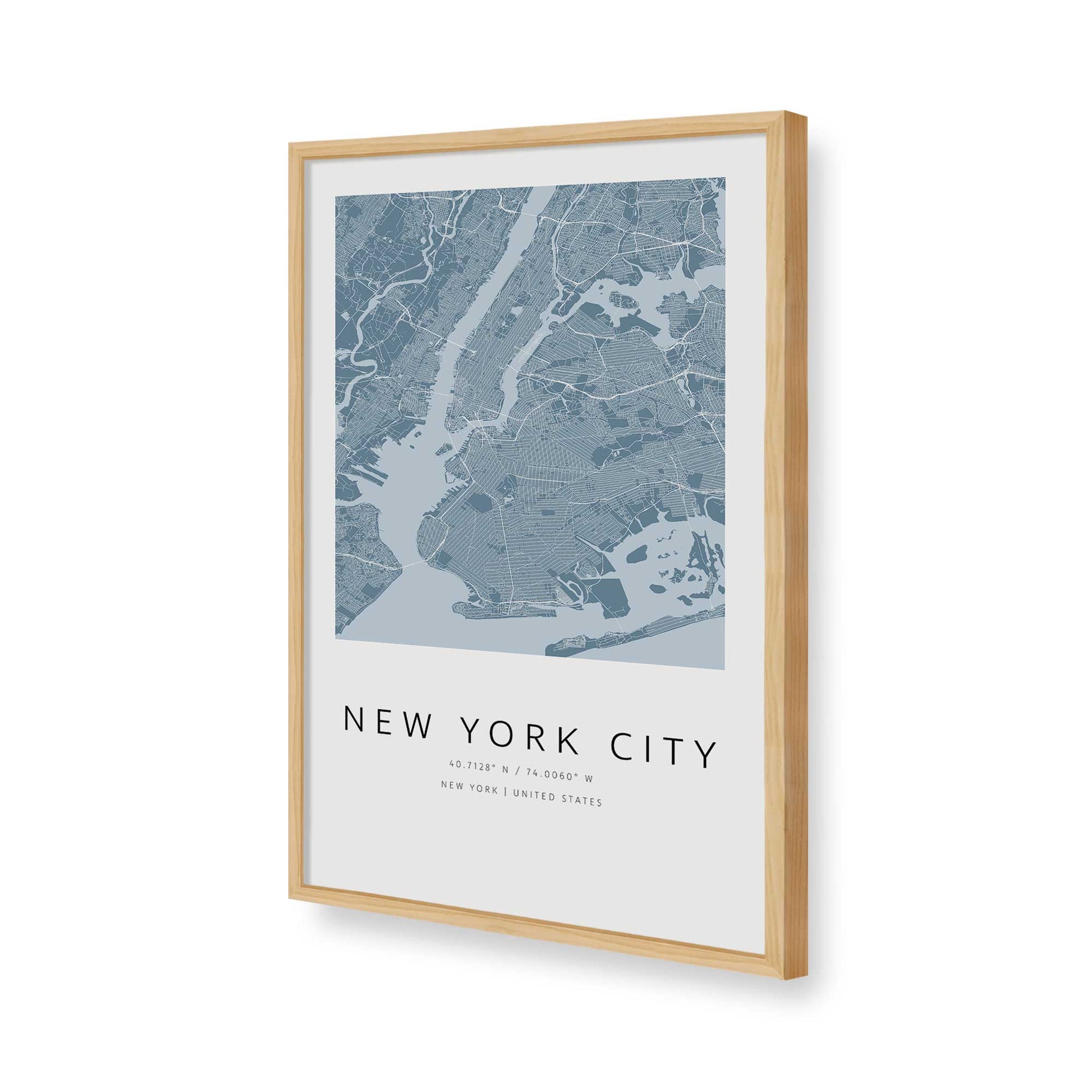 [Color:American Maple], Picture of art in a American Maple frame of the corner