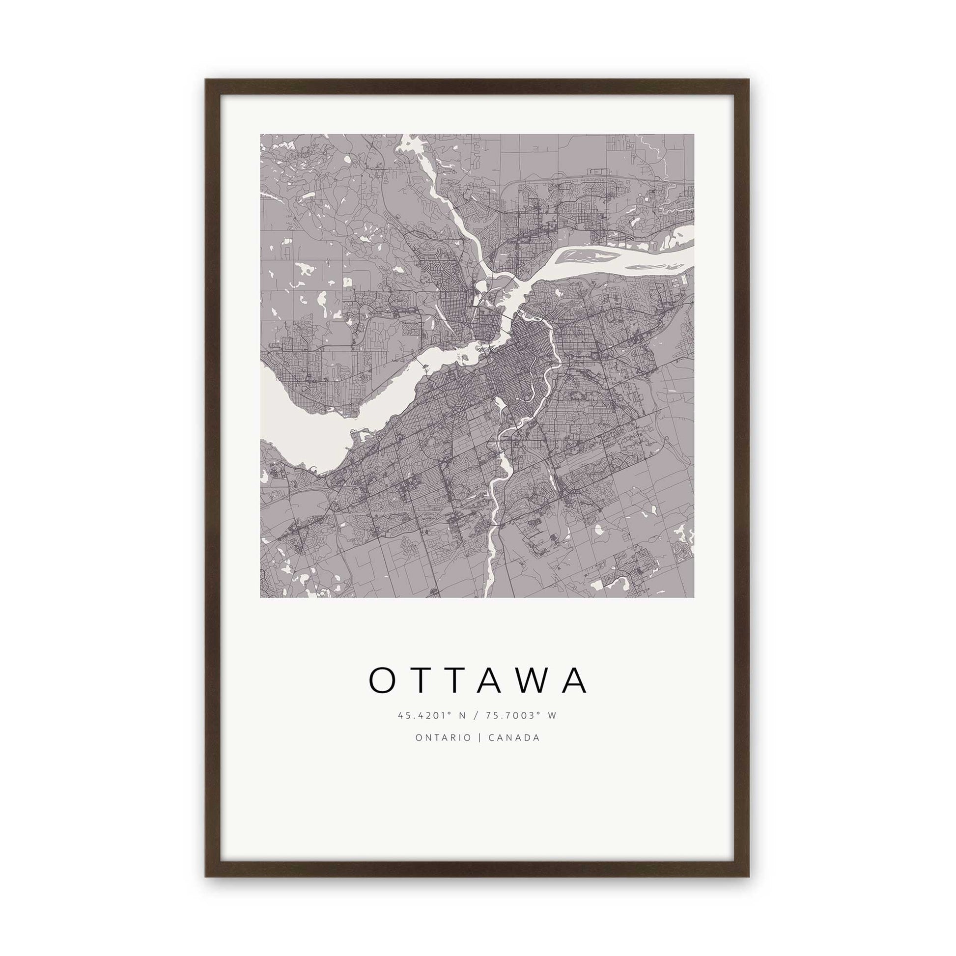 [Color:Brown], Picture of art in a Brown frame