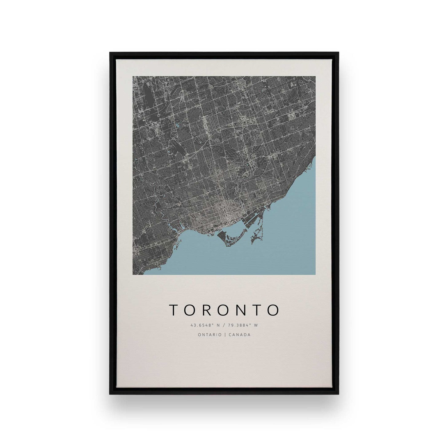 [Color:Satin Black], Picture of art in a Satin Black frame