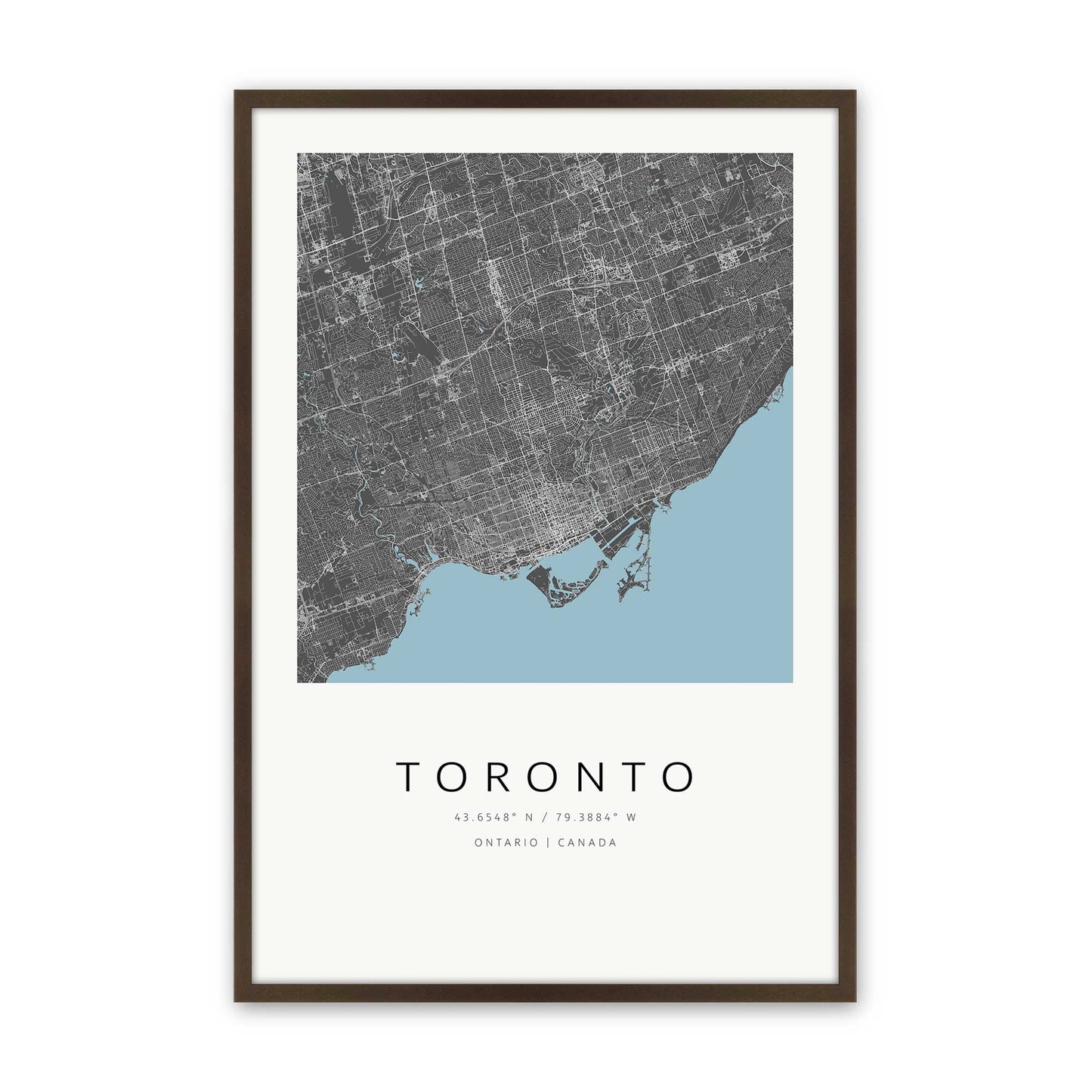 [Color:Belvinder Brown], Picture of art in a Belvinder Brown frame