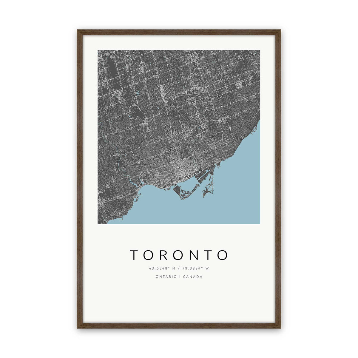 [Color:Walnut], Picture of art in a Walnut frame