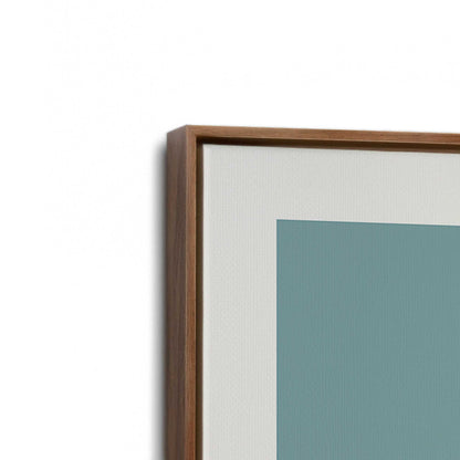 [Color:Walnut], Picture of art in a Walnut frame at an angle