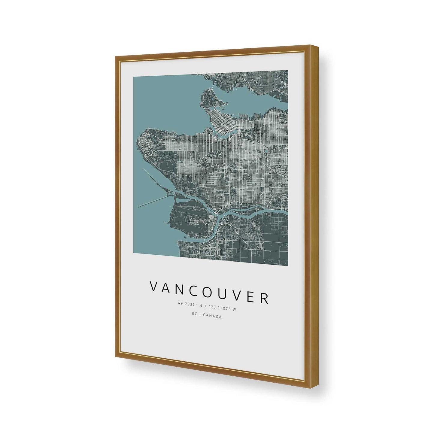 [Color:Polished Gold], Picture of art in a Polished Gold frame of the corner