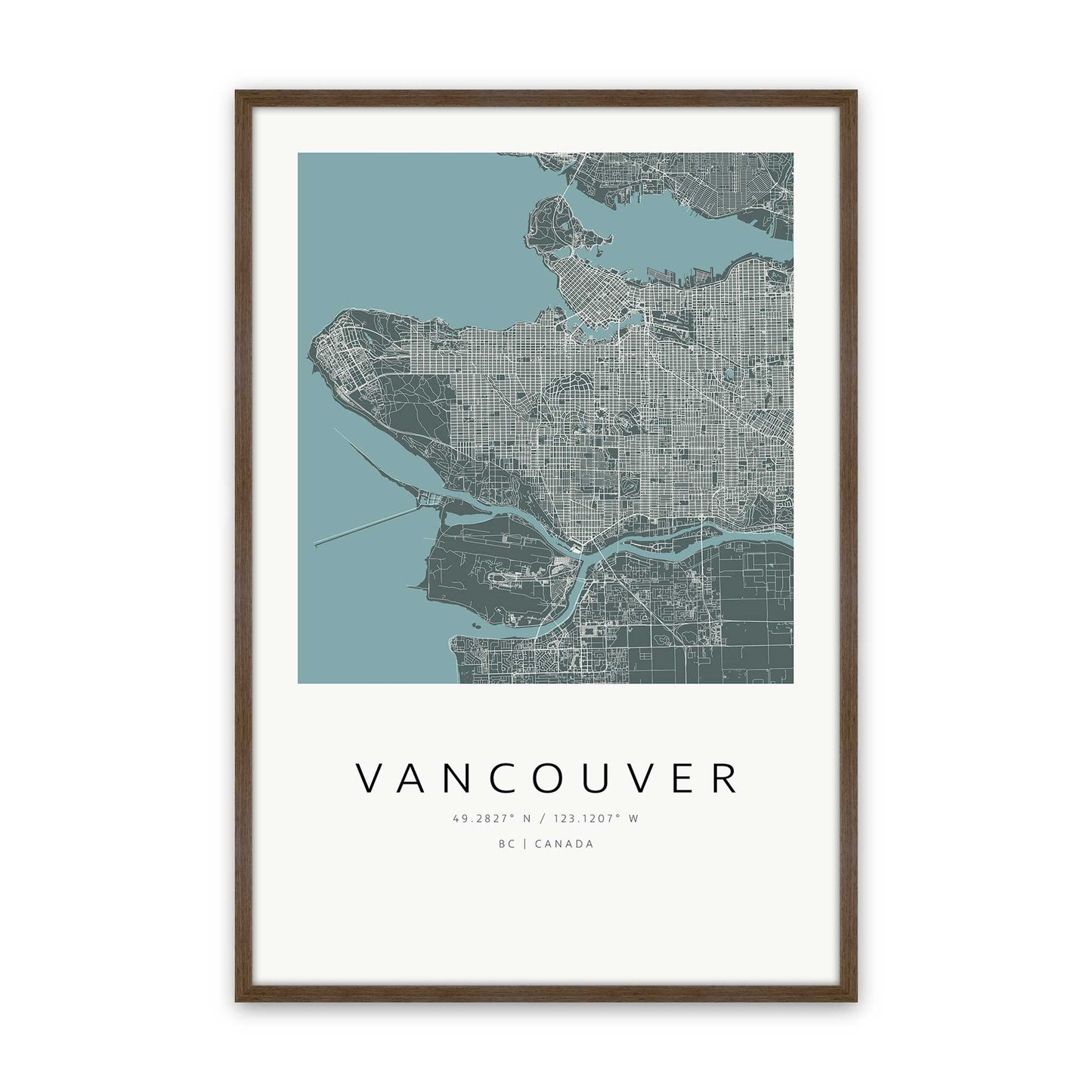 [Color:Walnut], Picture of art in a Walnut frame