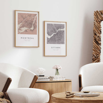 [Color:Walnut], Picture of art in a Walnut frame