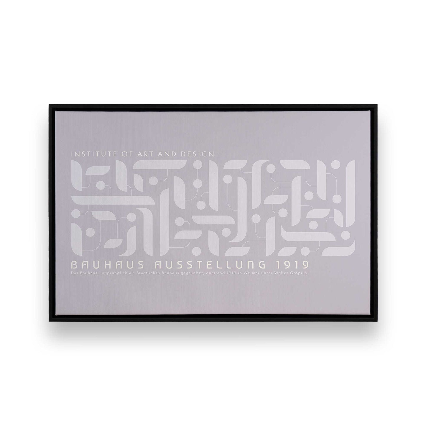 [Color:Satin Black], Picture of art in a Satin Black frame