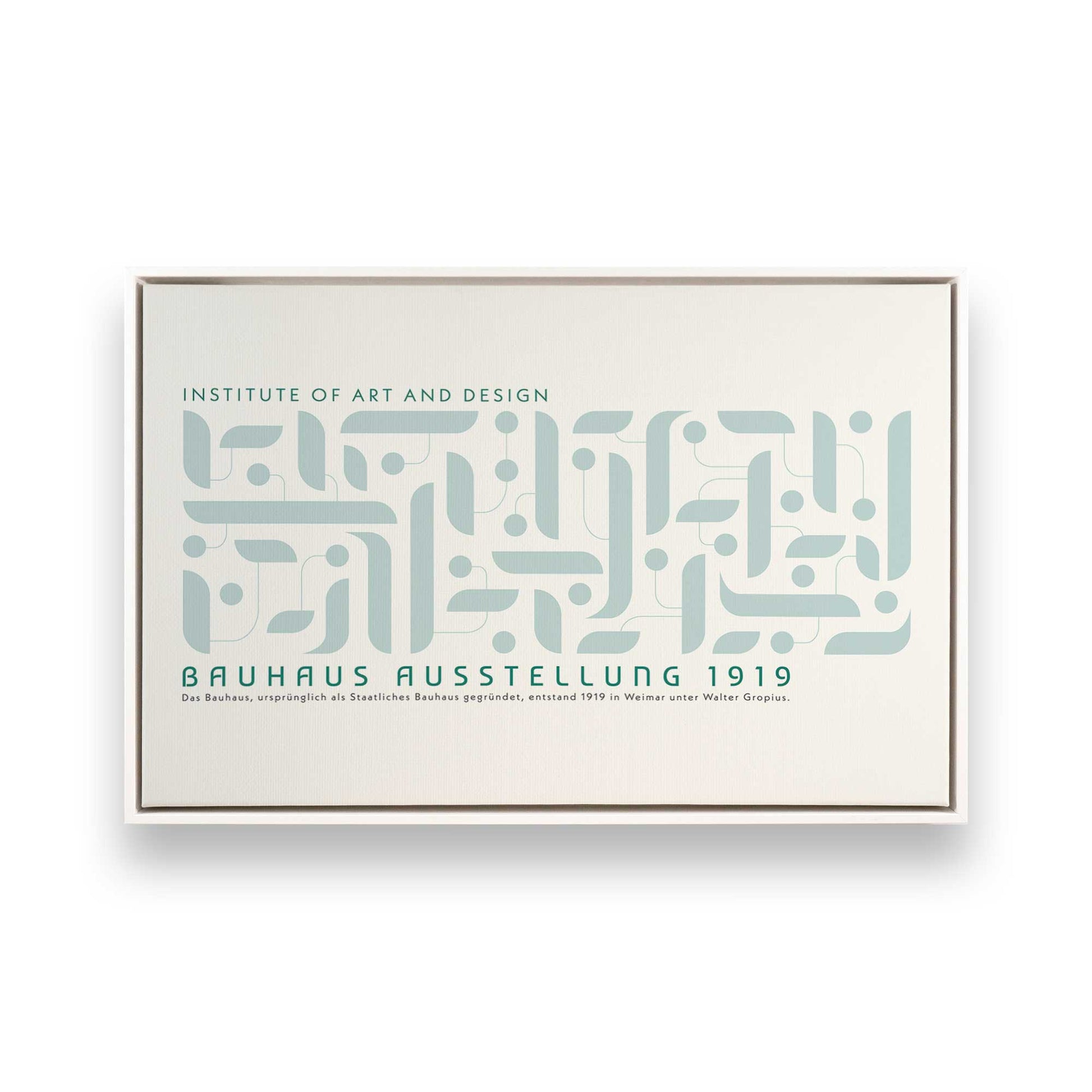 [Color:Opaque White], Picture of art in a White frame