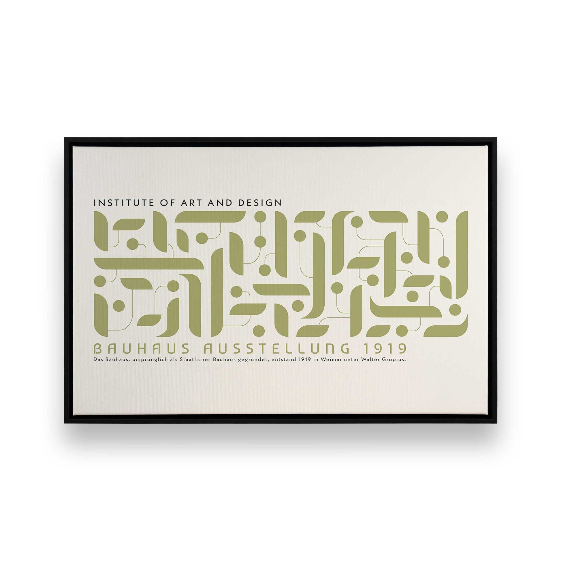 [Color:Satin Black], Picture of art in a Satin Black frame