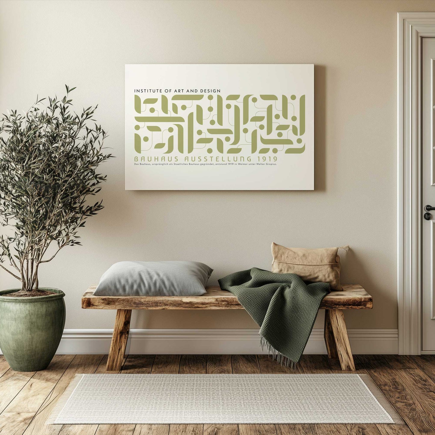 Picture of art in a room