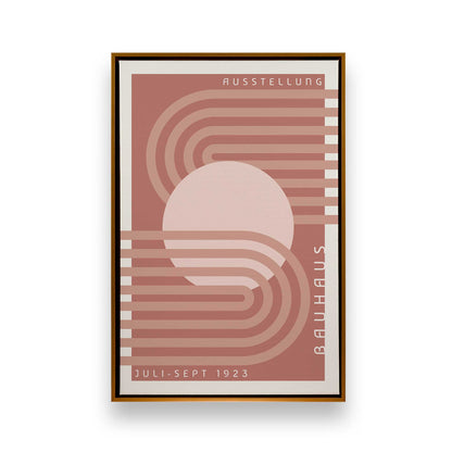 Retro Bauhaus Trio, Set of 3 Canvas Prints