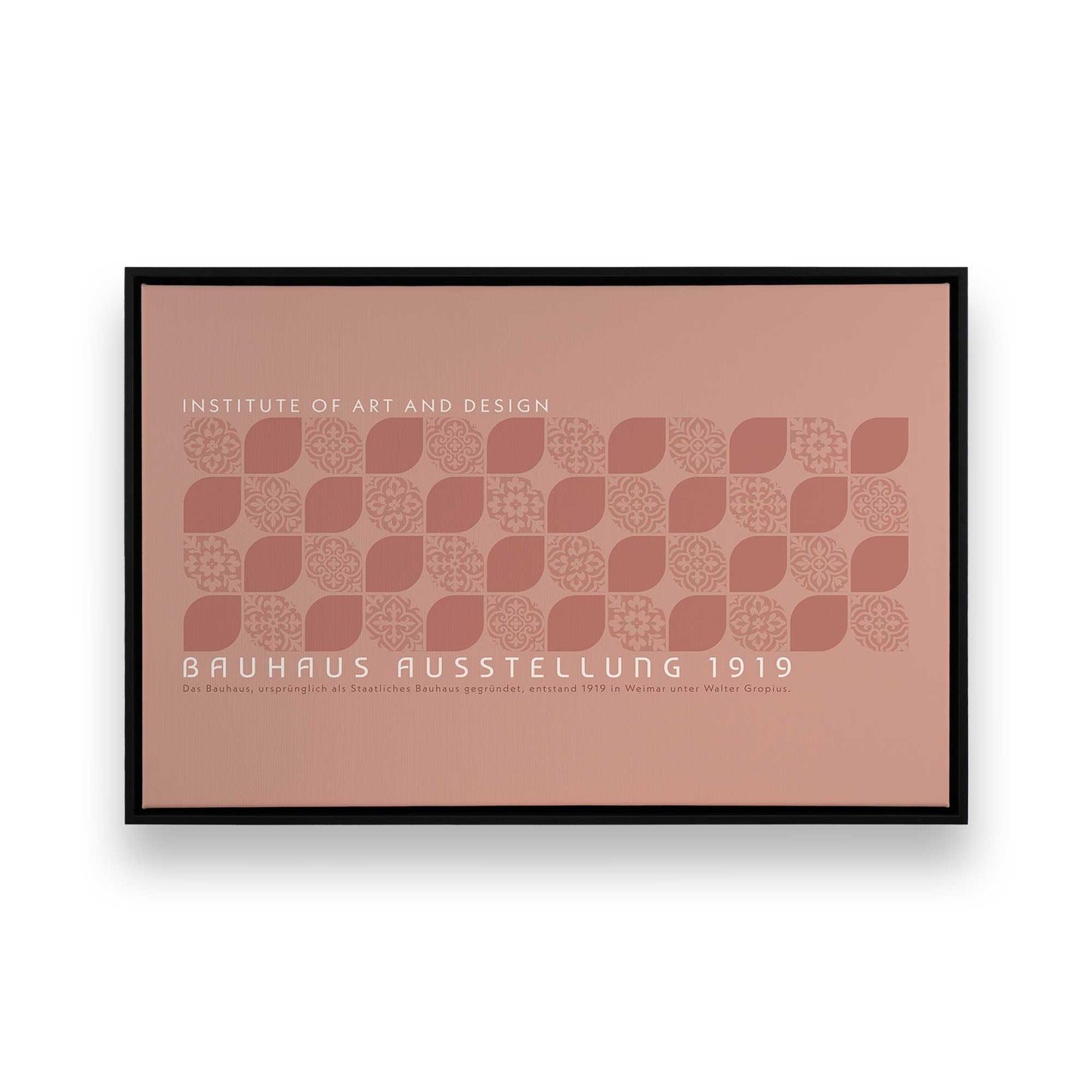 [Color:Satin Black], Picture of art in a Satin Black frame