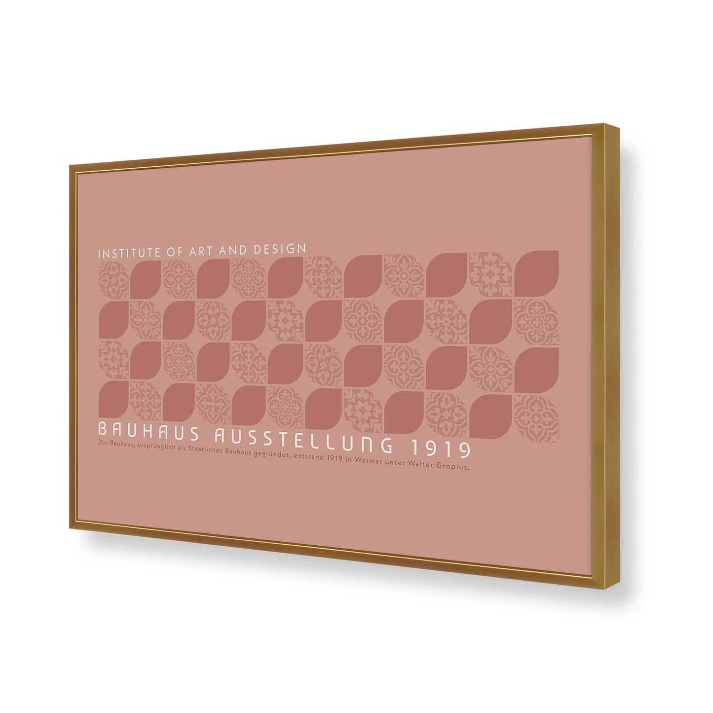 [Color:Polished Gold], Picture of art in a Polished Gold frame of the corner