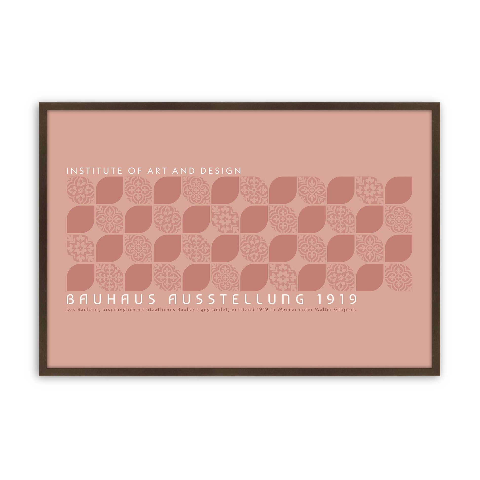 [Color:Brown], Picture of art in a Brown frame
