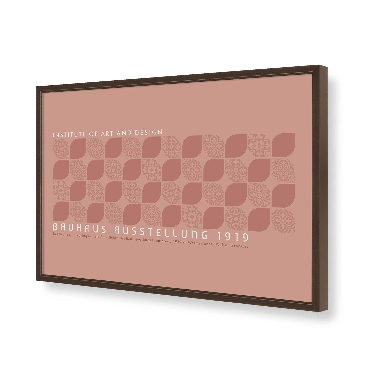 [Color:Belvinder Brown], Picture of art in a Belvinder Brown frame of the corner