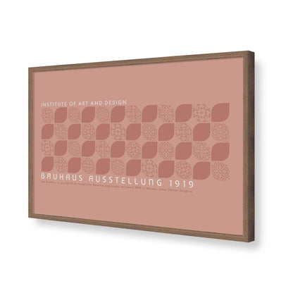 [Color:Walnut], Picture of art in a Walnut frame of the corner