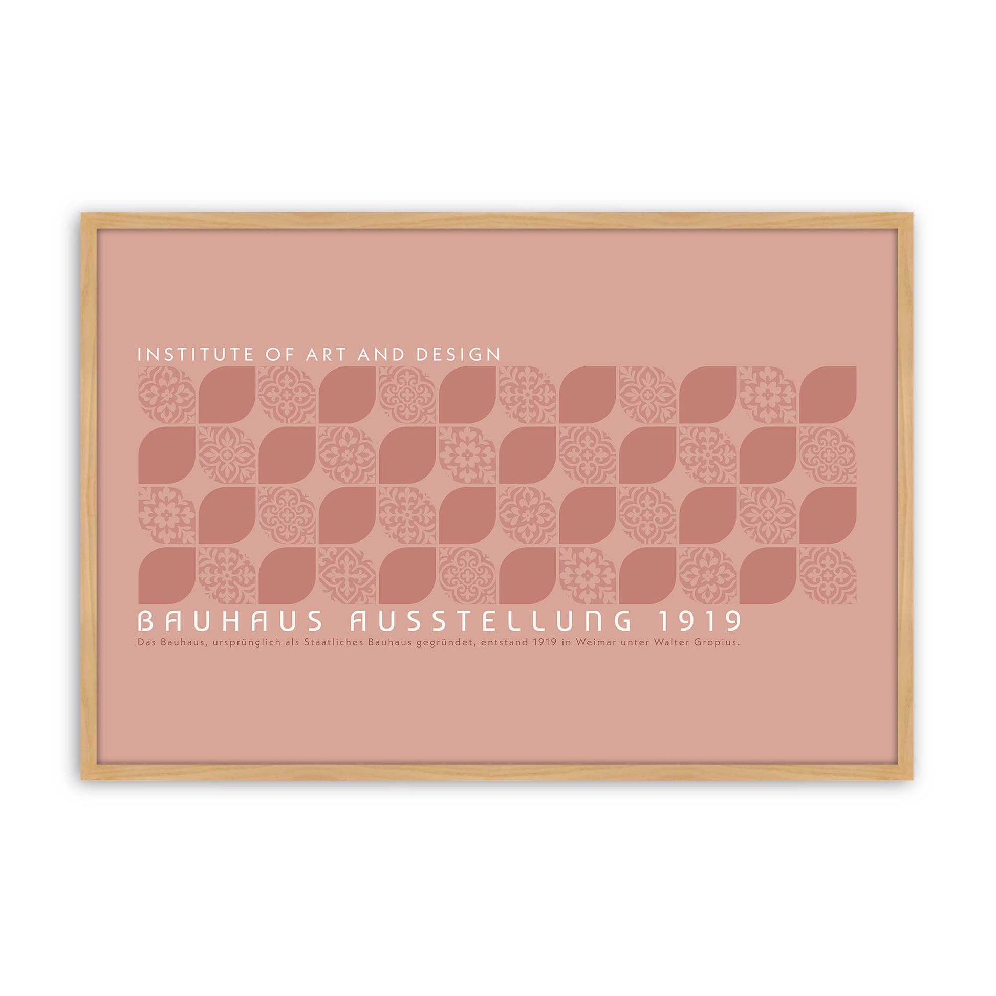 [Color:American Maple], Picture of art in a American Maple frame