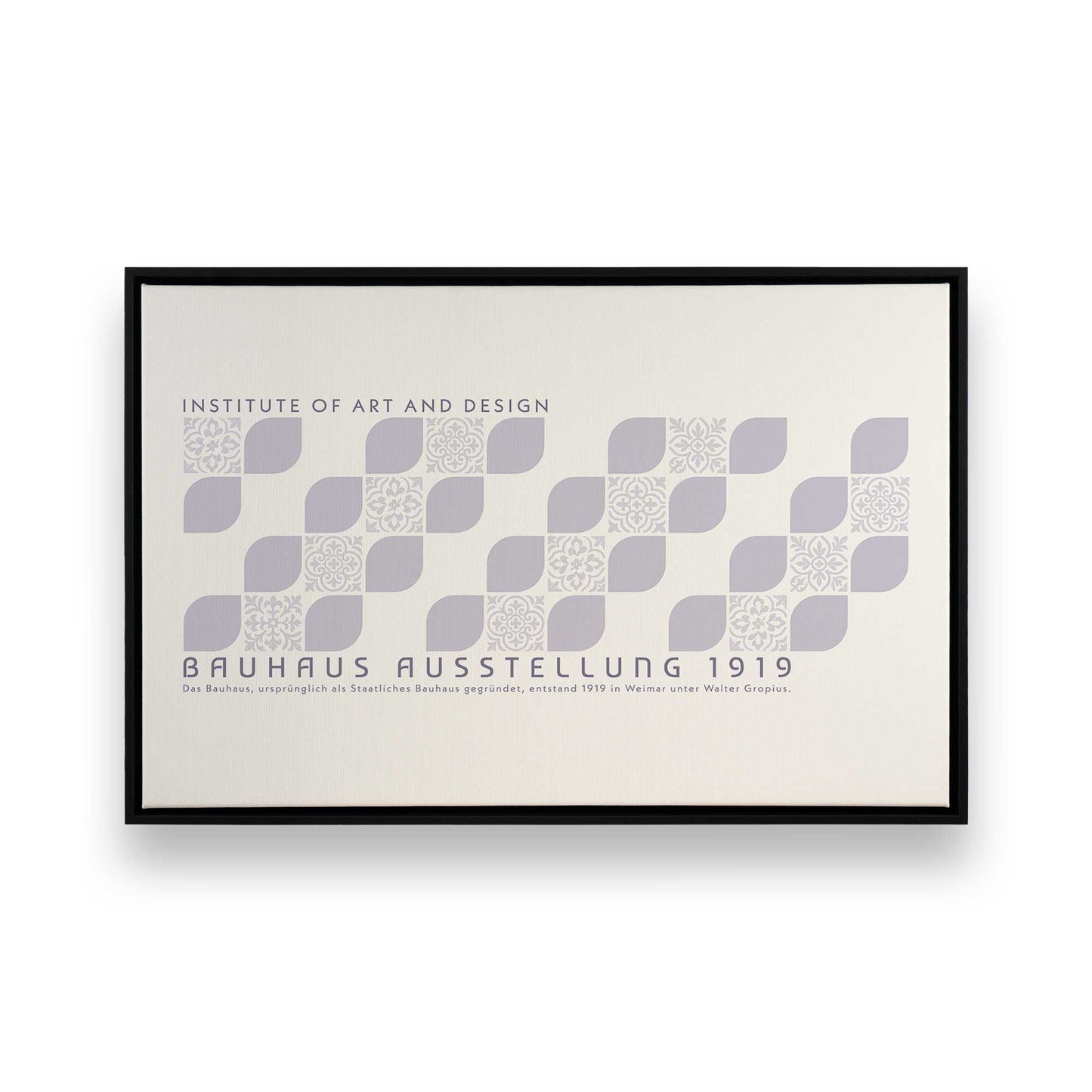 [Color:Satin Black], Picture of art in a Satin Black frame