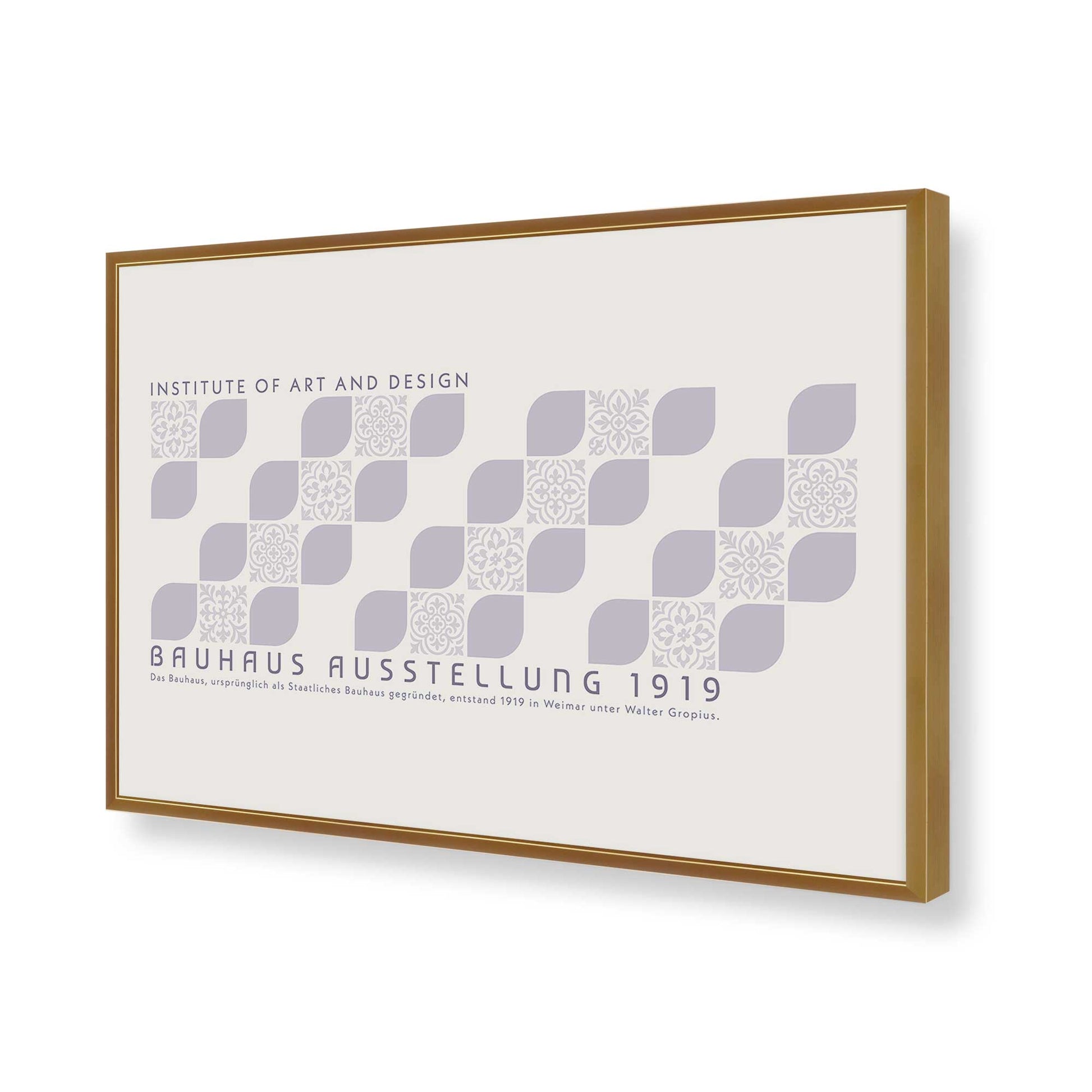 [Color:Polished Gold], Picture of art in a Polished Gold frame of the corner