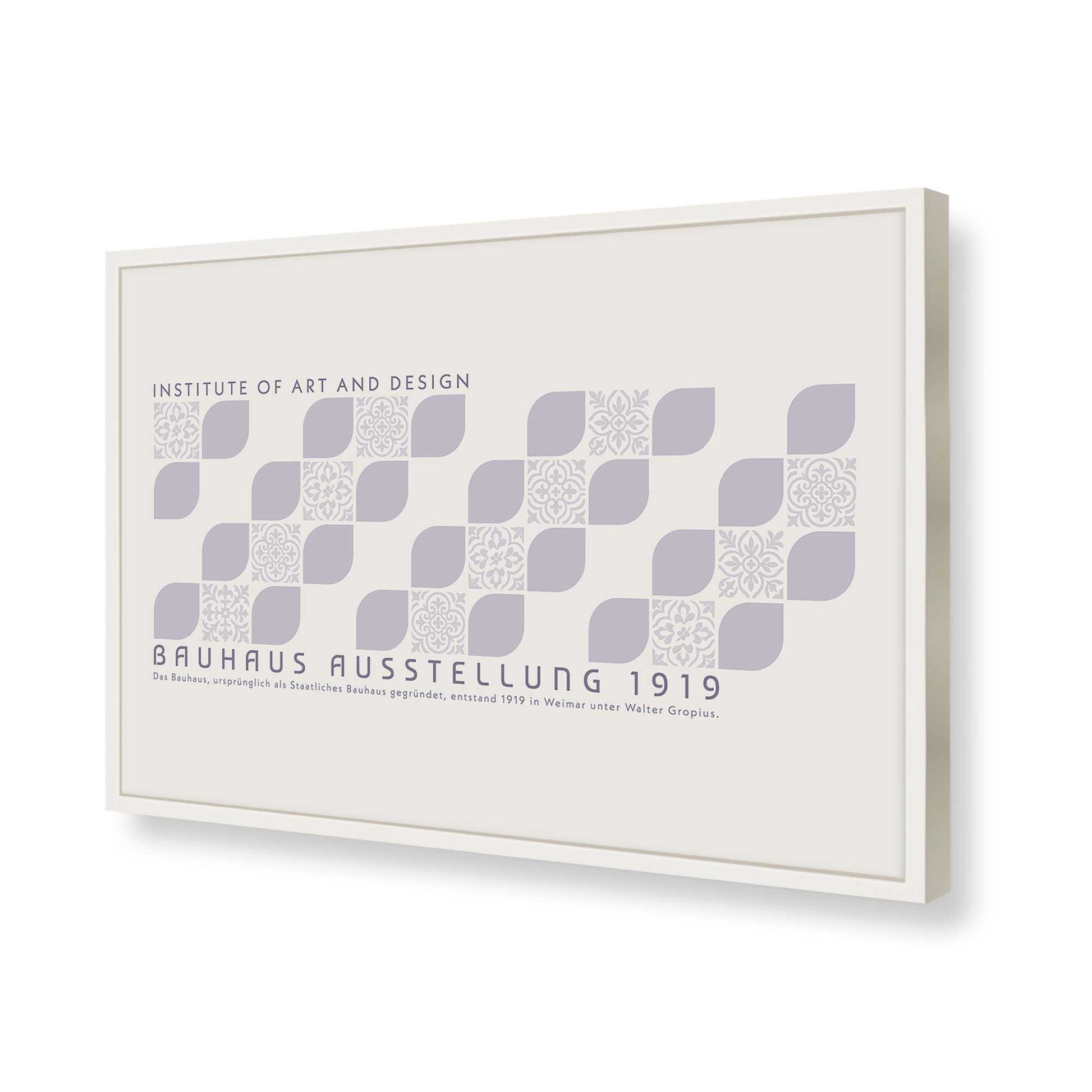 [Color:Opaque White], Picture of art in a Opaque White frame of the corner