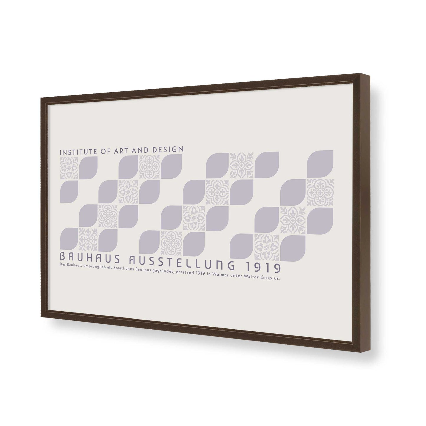 [Color:Belvinder Brown], Picture of art in a Belvinder Brown frame of the corner