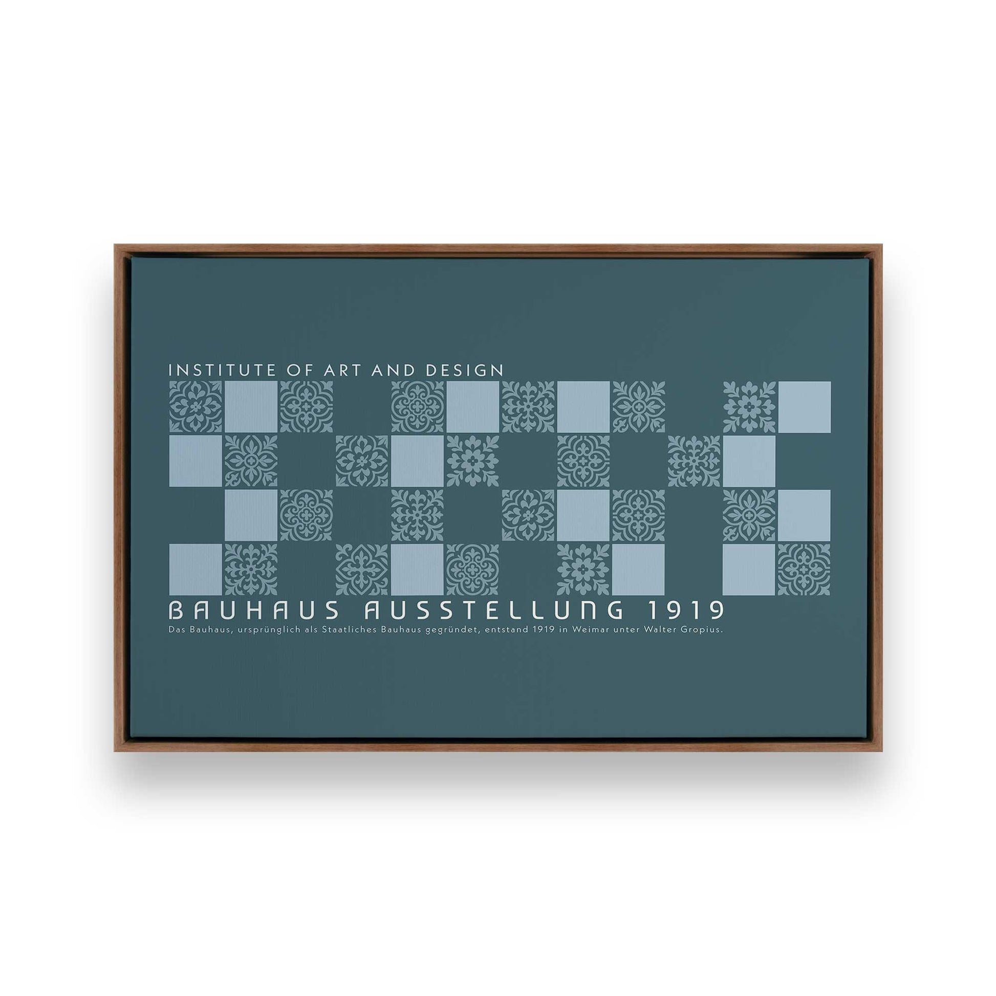 [Color:Walnut], Picture of art in a Walnut frame