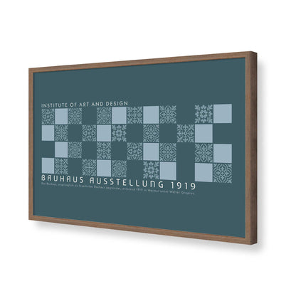 [Color:Walnut], Picture of art in a Walnut frame of the corner