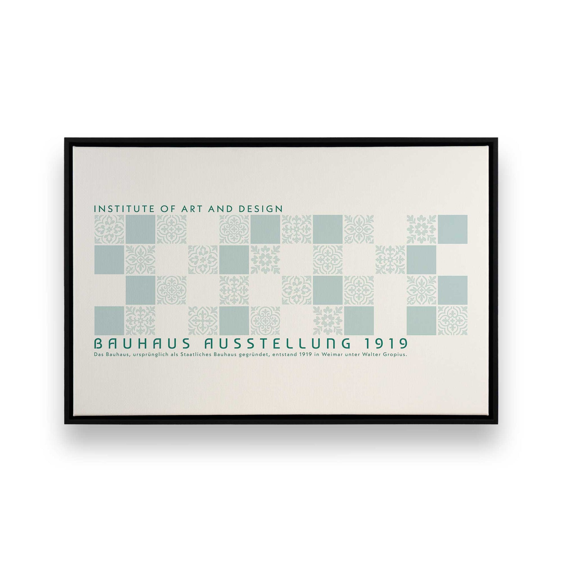 [Color:Satin Black], Picture of art in a Satin Black frame