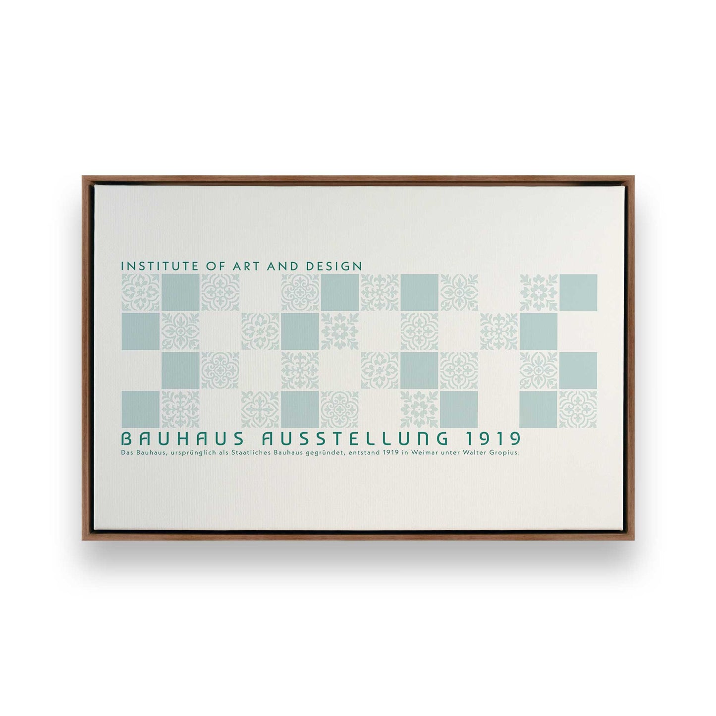 [Color:Walnut], Picture of art in a Walnut frame