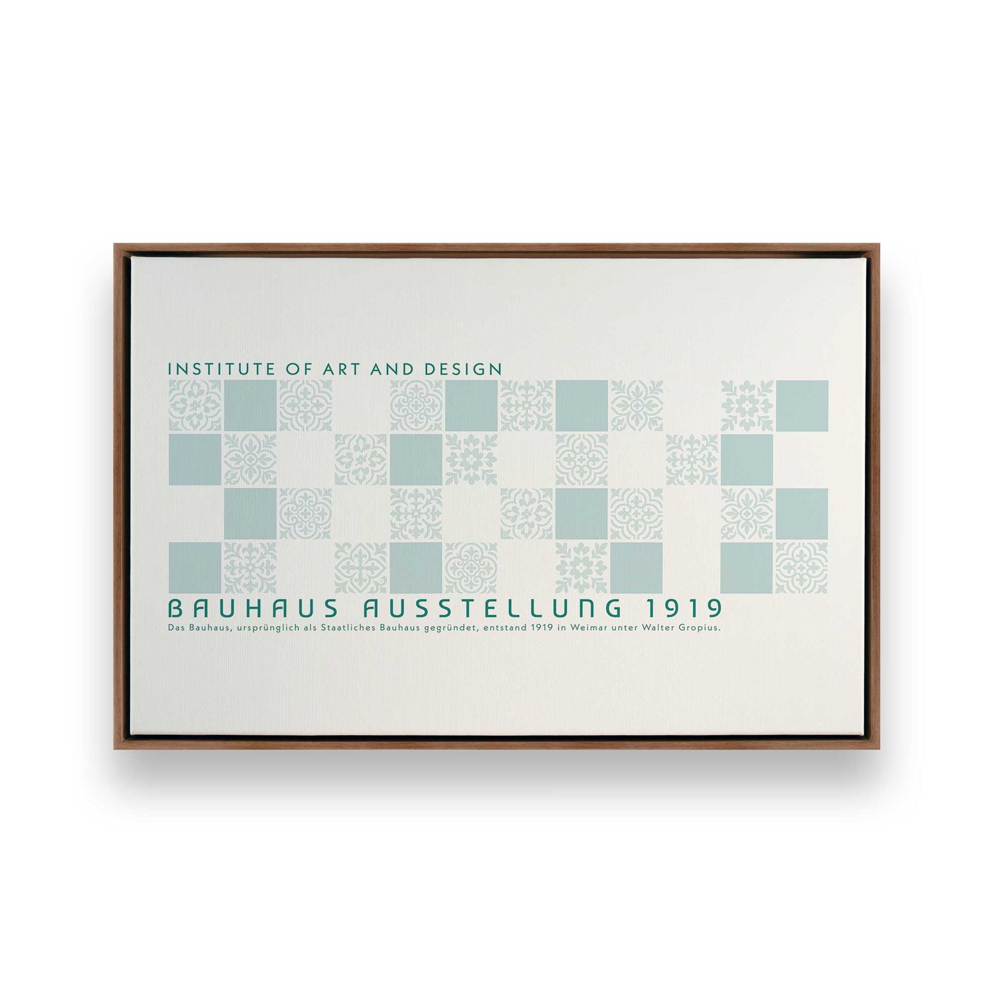 [Color:Walnut], Picture of art in a Walnut frame