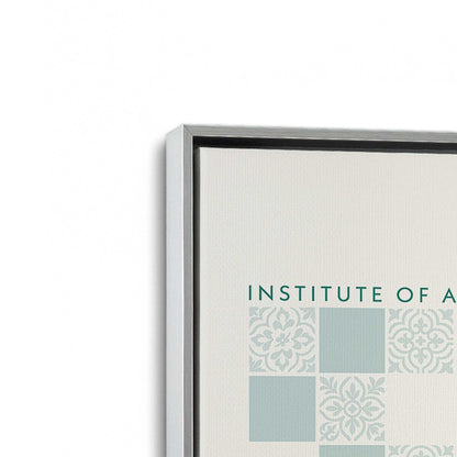 [Color:Polished Chrome], Picture of art in a Polished Chrome frame at an angle