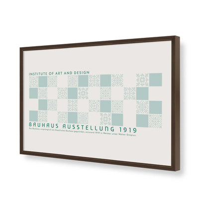 [Color:Brown], Picture of art in a Brown frame of the corner