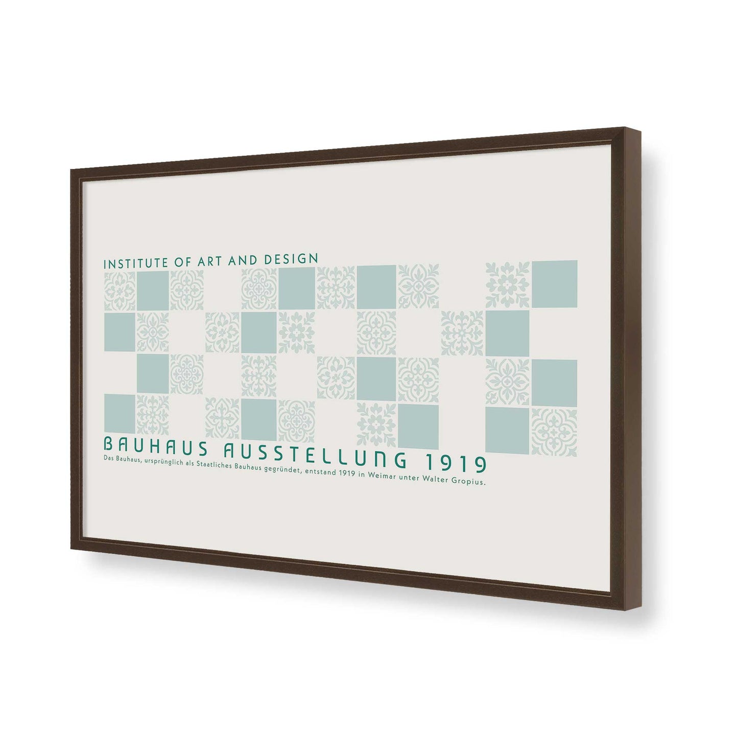 [Color:Belvinder Brown], Picture of art in a Belvinder Brown frame of the corner