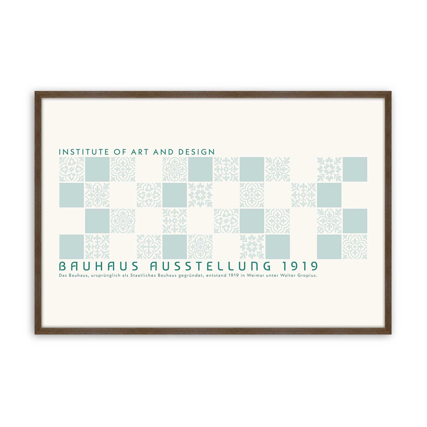 [Color:Walnut], Picture of art in a Walnut frame