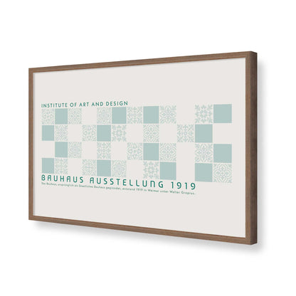 [Color:Walnut], Picture of art in a Walnut frame of the corner