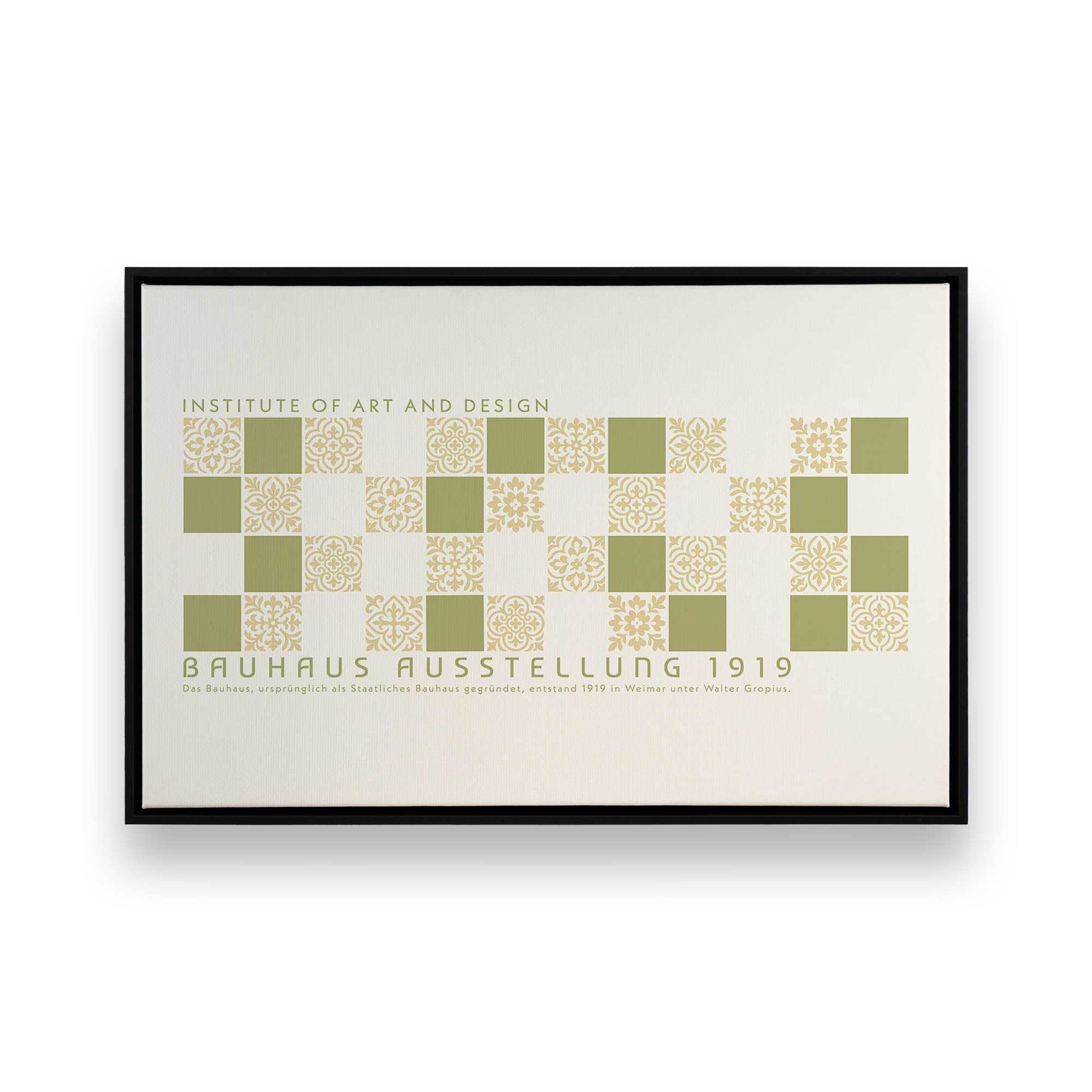 [Color:Satin Black], Picture of art in a Satin Black frame