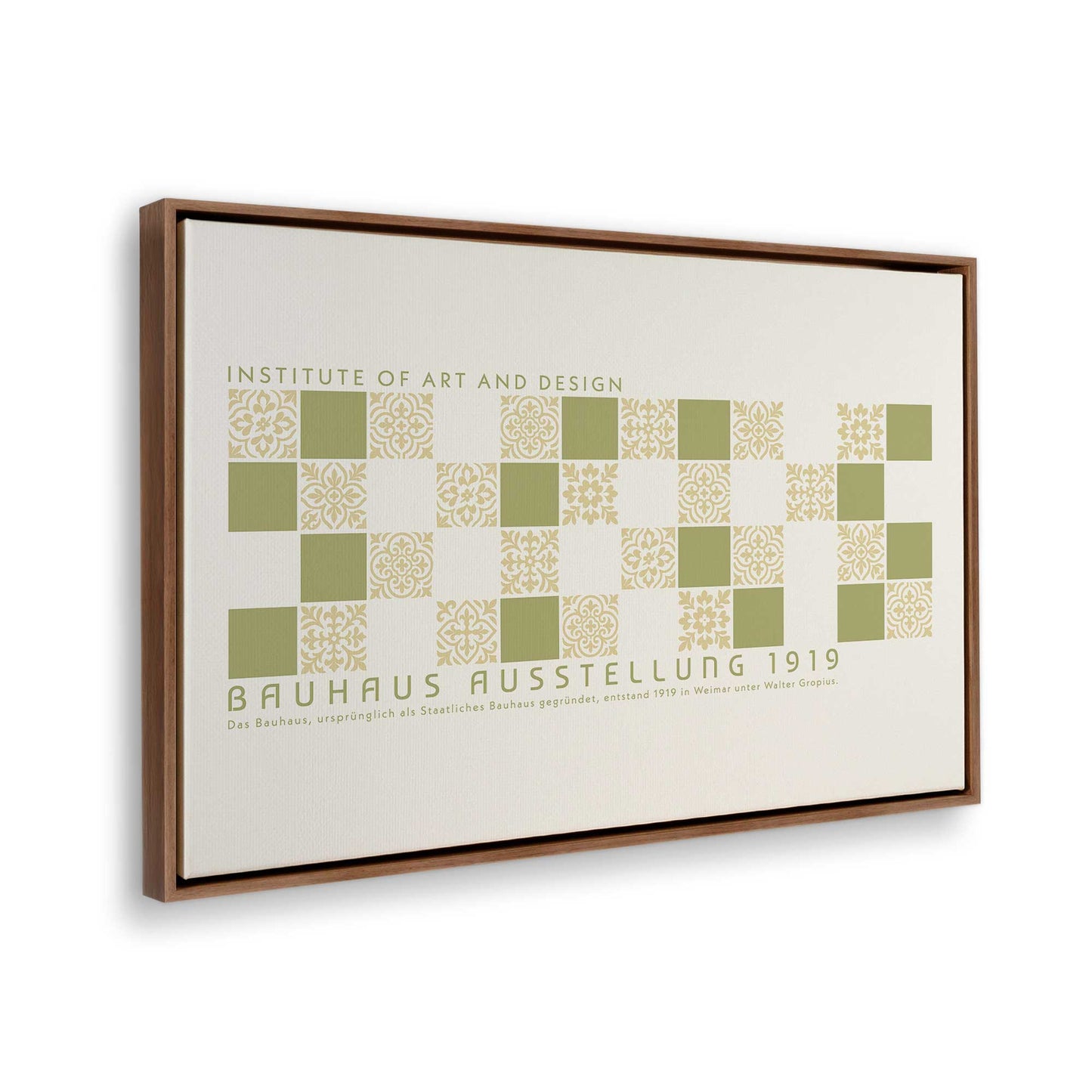 [Color:Walnut], Picture of the corner of the art