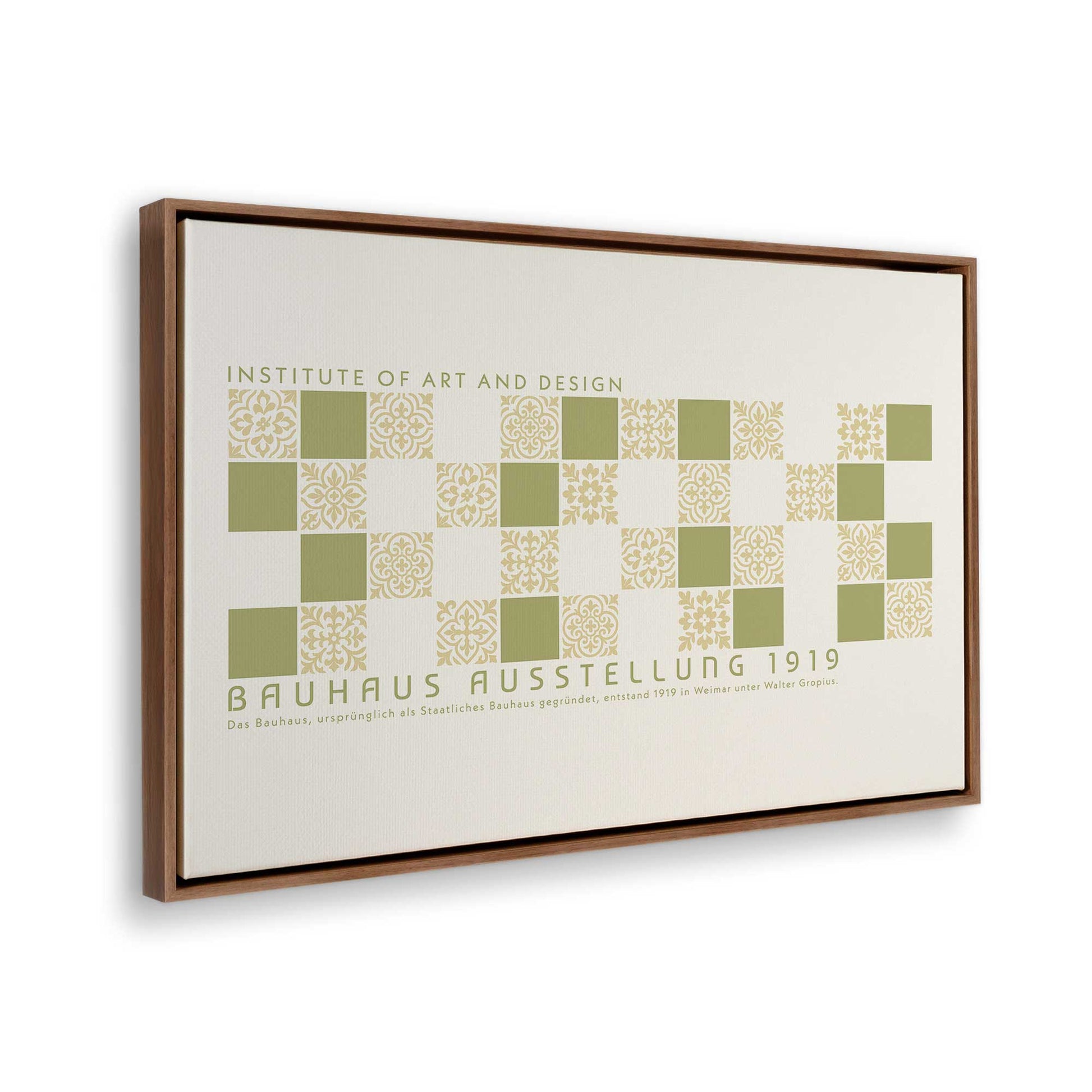 [Color:Walnut], Picture of the corner of the art