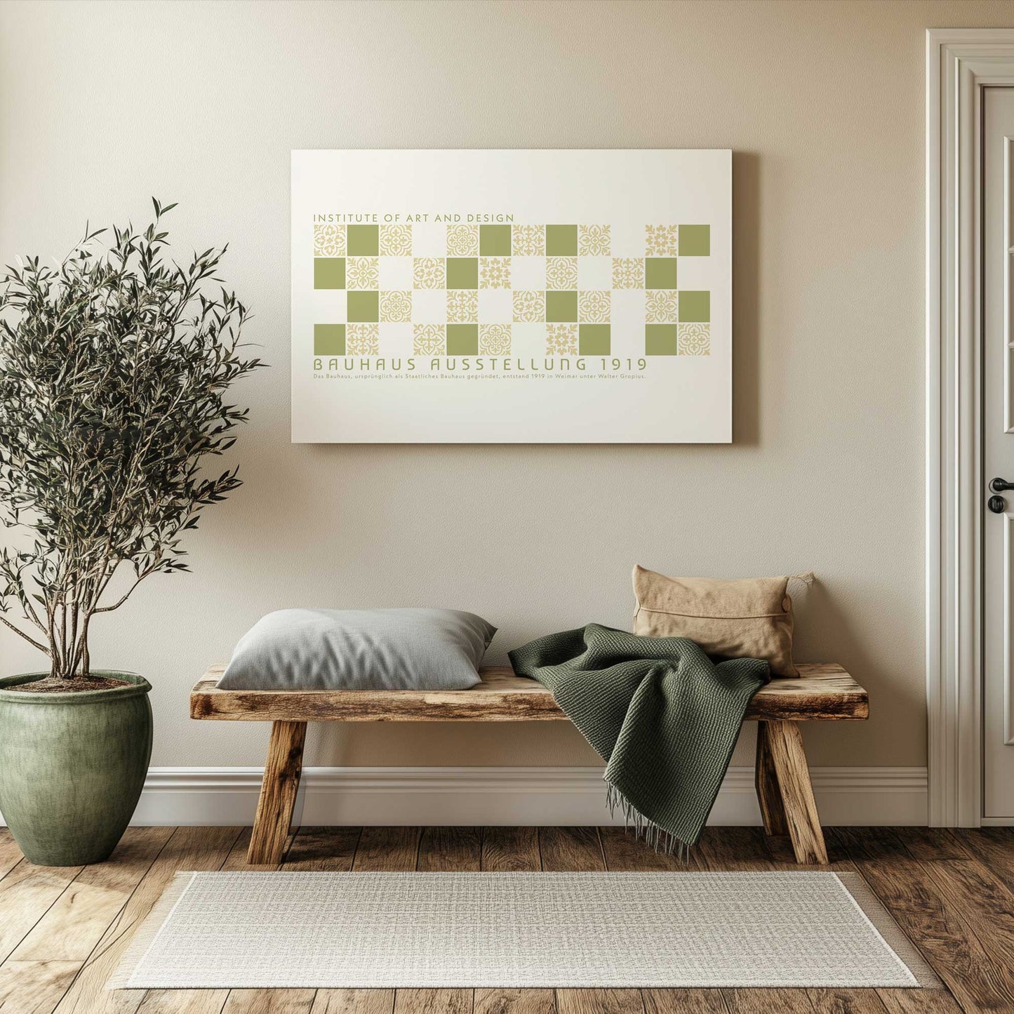Picture of art in a room