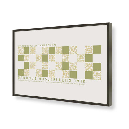 [Color:Satin Black], Picture of art in a Satin Black frame of the corner